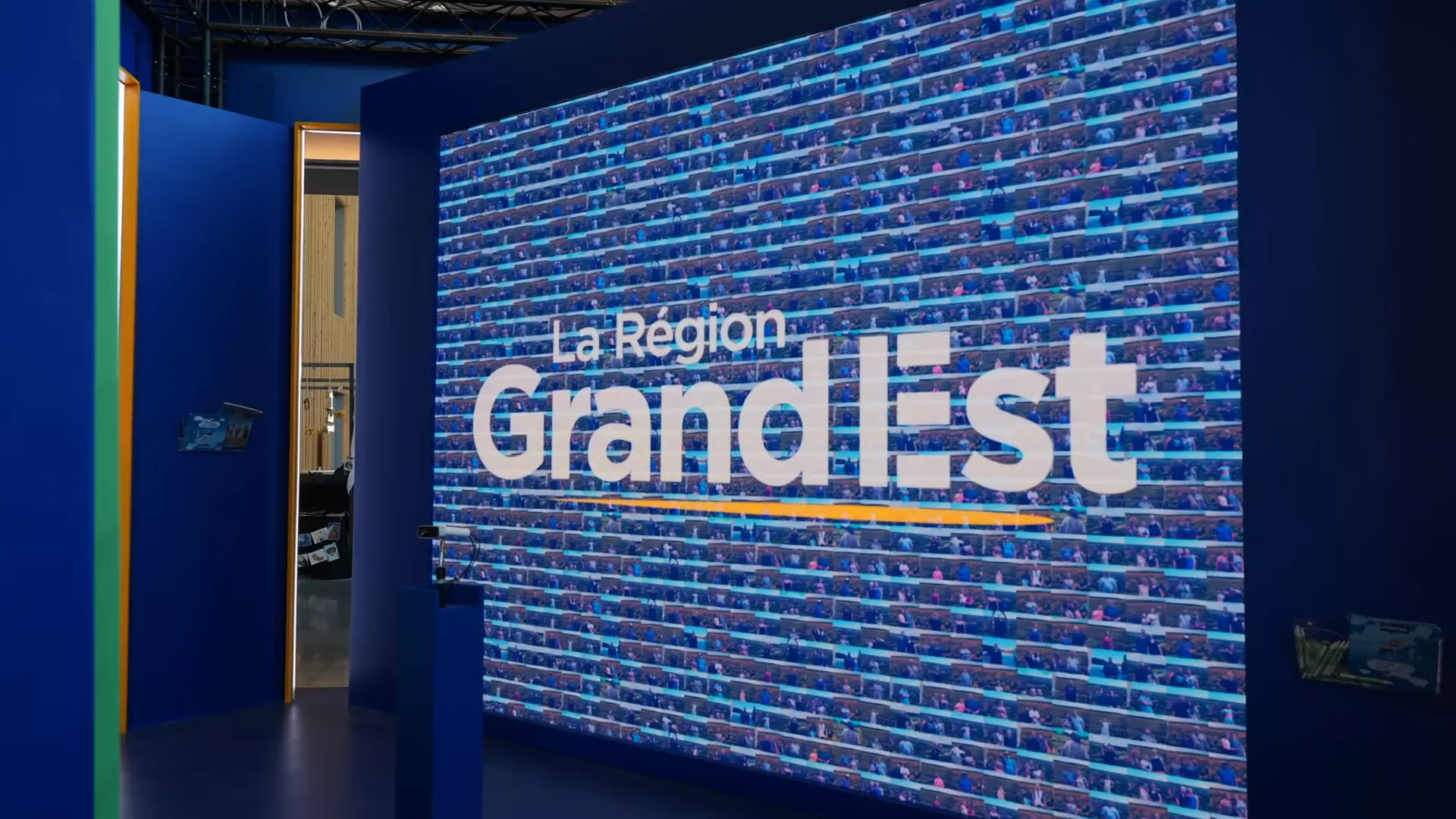 Digitales Fotomosaik der Région Grand Est
